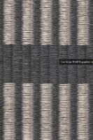 Billede af Woodnotes Cut Stripe Carpet Sewn Edges 170x240 cm - Graphite/Stone