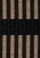 Billede af Woodnotes Cut Stripe Carpet Sewn Edges 170x240 cm - Black/Antique