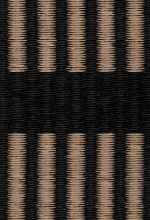 Billede af Woodnotes Cut Stripe Carpet Sewn Edges 170x240 cm - Black/Antique