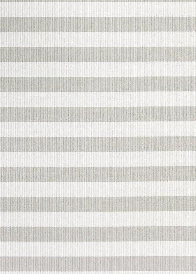 Billede af Woodnotes Big Stripe Carpet Sewn Edges 80x200 cm - Stone/White