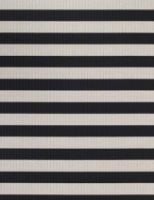 Billede af Woodnotes Big Stripe Carpet Sewn Edges 140x200 cm - Black/Stone