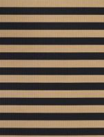 Billede af Woodnotes Big Stripe Carpet Sewn Edges 140x200 cm - Black/Natural
