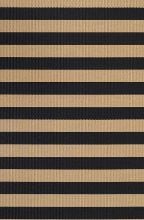 Billede af Woodnotes Big Stripe Carpet Sewn Edges 170x240 cm - Black/Natural