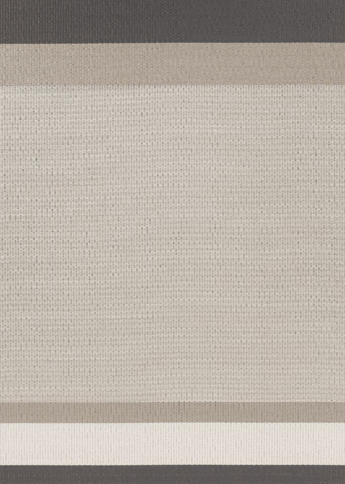 Billede af Woodnotes Panorama Carpet Sewn Edges 80x200 cm - Stone/White