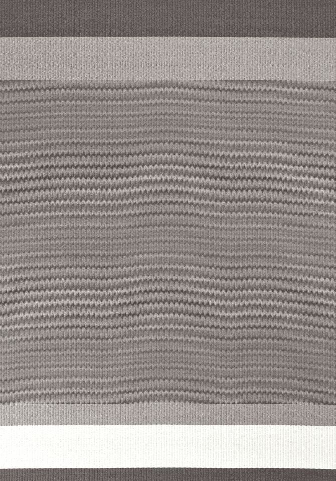 Billede af Woodnotes Panorama Carpet Sewn Edges 80x200 cm - Graphite/Light Grey
