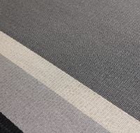 Billede af Woodnotes Panorama Carpet Sewn Edges 80x200 cm - Black/Light Grey