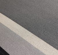 Billede af Woodnotes Panorama Carpet Sewn Edges 80x200 cm - Black/Light Grey