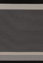 Billede af Woodnotes Panorama Carpet Sewn Edges 140x200 cm - Black/Light Grey