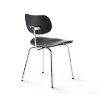 Billede af Please Wait To Be Seated Eiermann SE68 Dining Chair SH: 46 cm - Black / Chrome