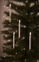 Billede af Sirius Sille Juletræslys 4 stk H: 11 cm - Hvid OUTLET