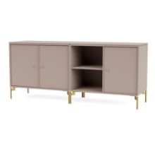 Billede af Montana Selection Save Skænk med ben 139,2x46,8x38 cm - 137 Mushroom / Brass