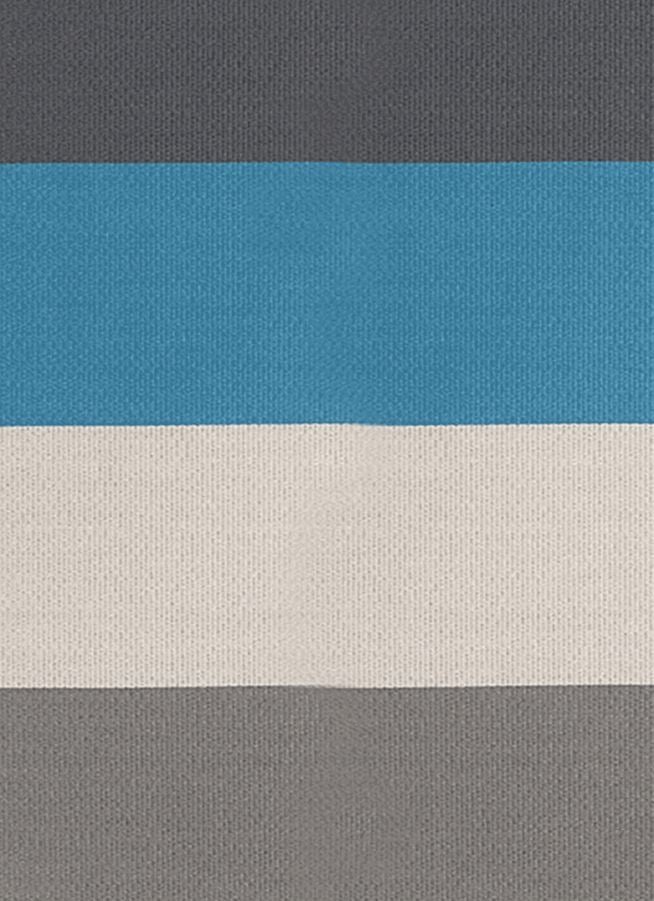 Billede af Woodnotes Fourways Carpet Sewn Edges 80x200 cm - Turquoise/Graphite