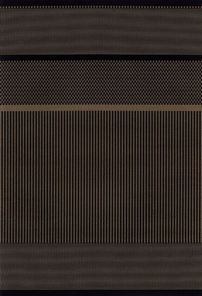 Billede af Woodnotes San Francisco Carpet Sewn Edges 80x200 cm - Black/Nutria