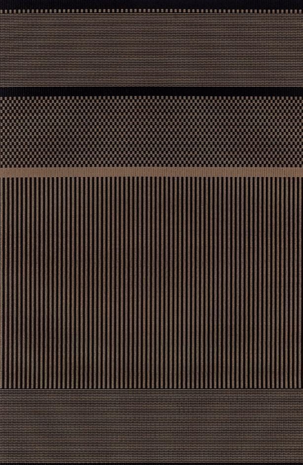 Billede af Woodnotes San Francisco Carpet Sewn Edges 80x200 cm - Black/Natural