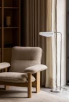 Billede af Audo Copenhagen Brasilia Lounge Chair SH: 39 cm - Natural Oak/Moss 0011