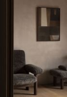 Billede af Audo Copenhagen Brasilia Lounge Chair SH: 39 cm - Natural Oak/Sheepskin Root