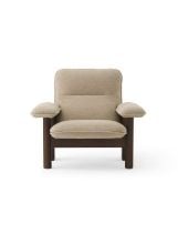 Billede af Audo Copenhagen Brasilia Lounge Chair SH: 39 cm - Walnut/Bouclé 02