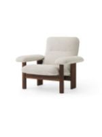 Billede af Audo Copenhagen Brasilia Lounge Chair SH: 39 cm - Walnut/Moss 0011