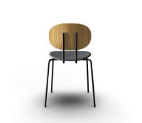 Billede af Sibast Furniture Piet Hein Chair SH: 45 cm - Oil Oak/Nevada Black