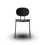 Billede af Sibast Furniture Piet Hein Chair SH: 45 cm - Black Oak/Nevada Black 