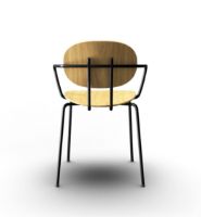 Billede af Sibast Furniture Piet Hein Chair w. Armrest SH: 45 cm - Oil Oak