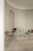 Billede af Sibast Furniture Piet Hein Chair w. Armrest SH: 45 cm - Oil Oak/Dunes Cognac