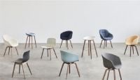 Billede af HAY AAC 22 About A Chair SH: 46 cm - Lacquered Walnut/Concrete Grey