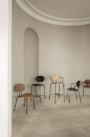 Billede af Sibast Furniture Piet Hein Bar Chair SH: 65 cm Black - Oiled Oak