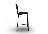 Billede af Sibast Furniture Piet Hein Bar Chair SH: 65 cm Black - Black Oak