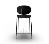 Billede af Sibast Furniture Piet Hein Bar Chair SH: 65 cm Black - Black Oak