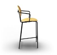 Billede af Sibast Furniture Piet Hein Bar Chair w. Armrest SH: 65 cm - Oil Oak
