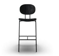 Billede af Sibast Furniture Piet Hein Bar Chair SH: 75 cm Black - Black Oak