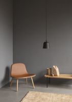 Billede af Eva Solo Abalone Lounge Chair - Røget eg/Cognac læder
