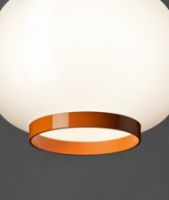 Billede af Foscarini Chouchin 1 Reverse Pendel LED H: 31 cm - Hvid/Orange