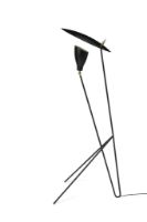 Billede af Warm Nordic Silhouette Floor Lamp H: 140 cm - Black Noir