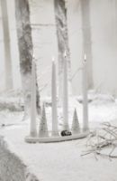 Billede af Kähler Nobili Oval Adventsstage 33x13 cm - Hvid 