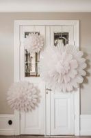 Billede af Watt & Veke Papir Sneblomst Ø: 68 cm - Hvid OUTLET