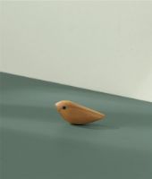 Billede af Warm Nordic Twirling Bird Small 3,6x8,5 cm - Teak