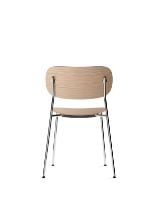 Billede af Audo Copenhagen Co Dining Chair Chrome SH: 45 cm - Natural Oak