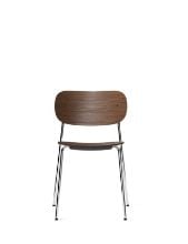 Billede af Audo Copenhagen Co Dining Chair Chrome SH: 45 cm - Dark Stained Oak