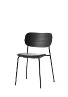 Billede af Audo Copenhagen Co Dining Chair Black SH: 45 cm - Black Oak