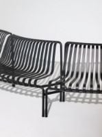 Billede af HAY Palissade Park Dining Bench In-Out Starter Set/Set Of 2 L: 283 cm - Anthracite 