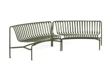 Billede af HAY Palissade Park Dining Bench In-In Starter Set/Set Of 2 L: 295,5 cm - Olive  