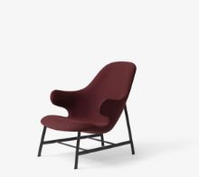 Billede af &Tradition Catch JH13 Lounge Chair SH: 36 cm - Black/Red