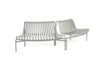 Billede af HAY Palissade Park Dining Bench Out-Out Starter Set/Set Of 2 L: 275,5 cm - Sky Grey  