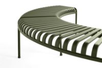 Billede af HAY Palissade Park Bench Incl. Middle Leg L: 218 cm - Olive  