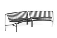 Billede af HAY Palissade Park Dining Bench Cushion / In-In / Set Of 2 L: 100 cm - Anthracite 
