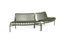 Billede af HAY Palissade Park Dining Bench Cushion / Out-Out / Set Of 2 L: 127 cm - Olive 