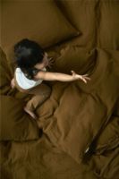 Billede af By KlipKlap Petite Sengesæt Baby inkl pudebetræk 70x100 cm - Golden Brown OUTLET