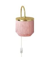 Billede af Warm Nordic Fringe Wall Lamp H: 23 cm - Pale Pink 